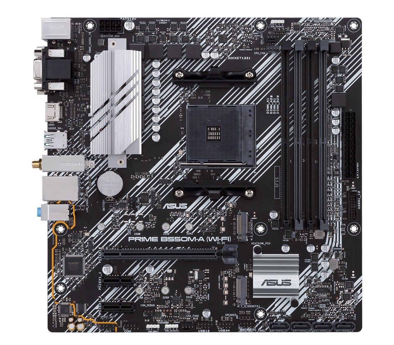 ASUS Prime B550M-A + Wi-Fi - The AMD B550 Motherboard Overview: ASUS